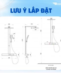 Thông số kỹ thuật sen cây BossTani BT-13202