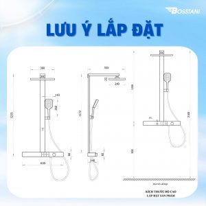 Thông số kỹ thuật sen cây BossTani BT-13202